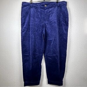 Me by Jennie Garth Women's Blue
Corduroy Straight Leg Plus Dress Pants
Size 20W